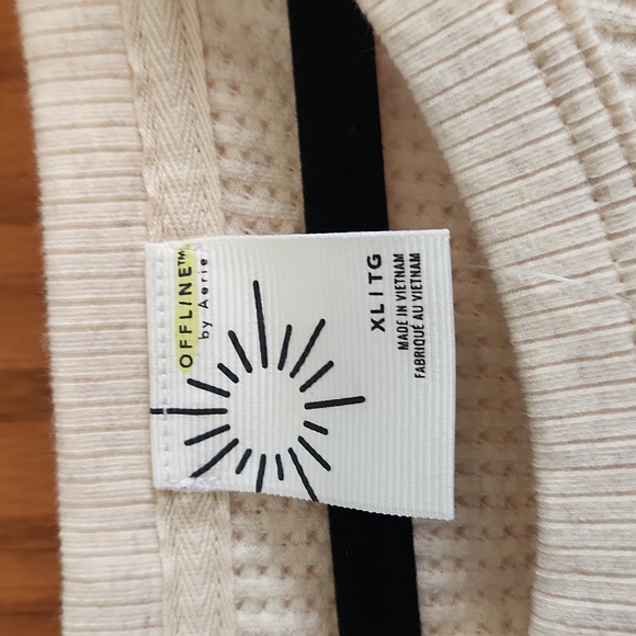 Aerie Offline new with tags long sleeve waffle shirt size xl - Picture 4 of 9